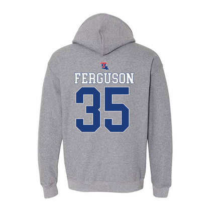 LA Tech - NCAA Baseball : Drew Ferguson - Sports Shersey Hooded Sweatshirt-1