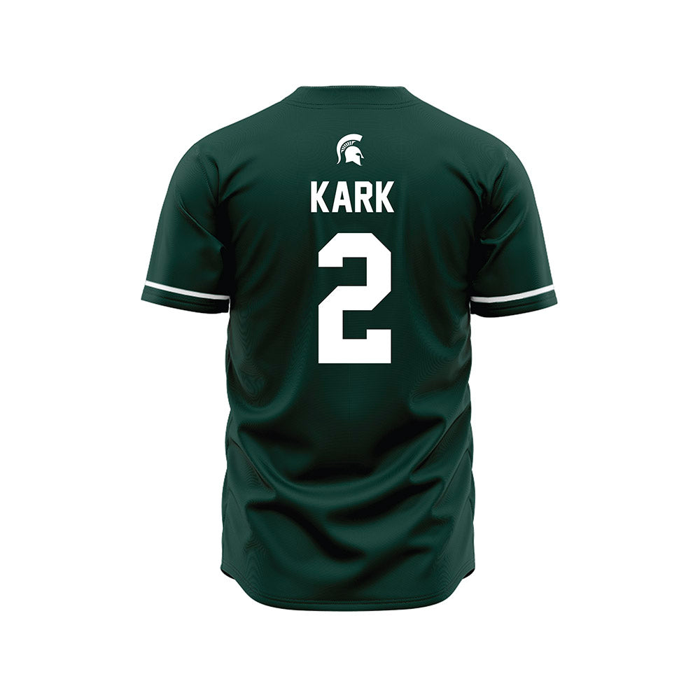 Michigan State - NCAA Baseball : Dillon Kark - Green Jersey