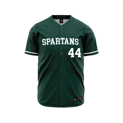 Michigan State - NCAA Baseball : Isaiah Domey - Green Jersey-0