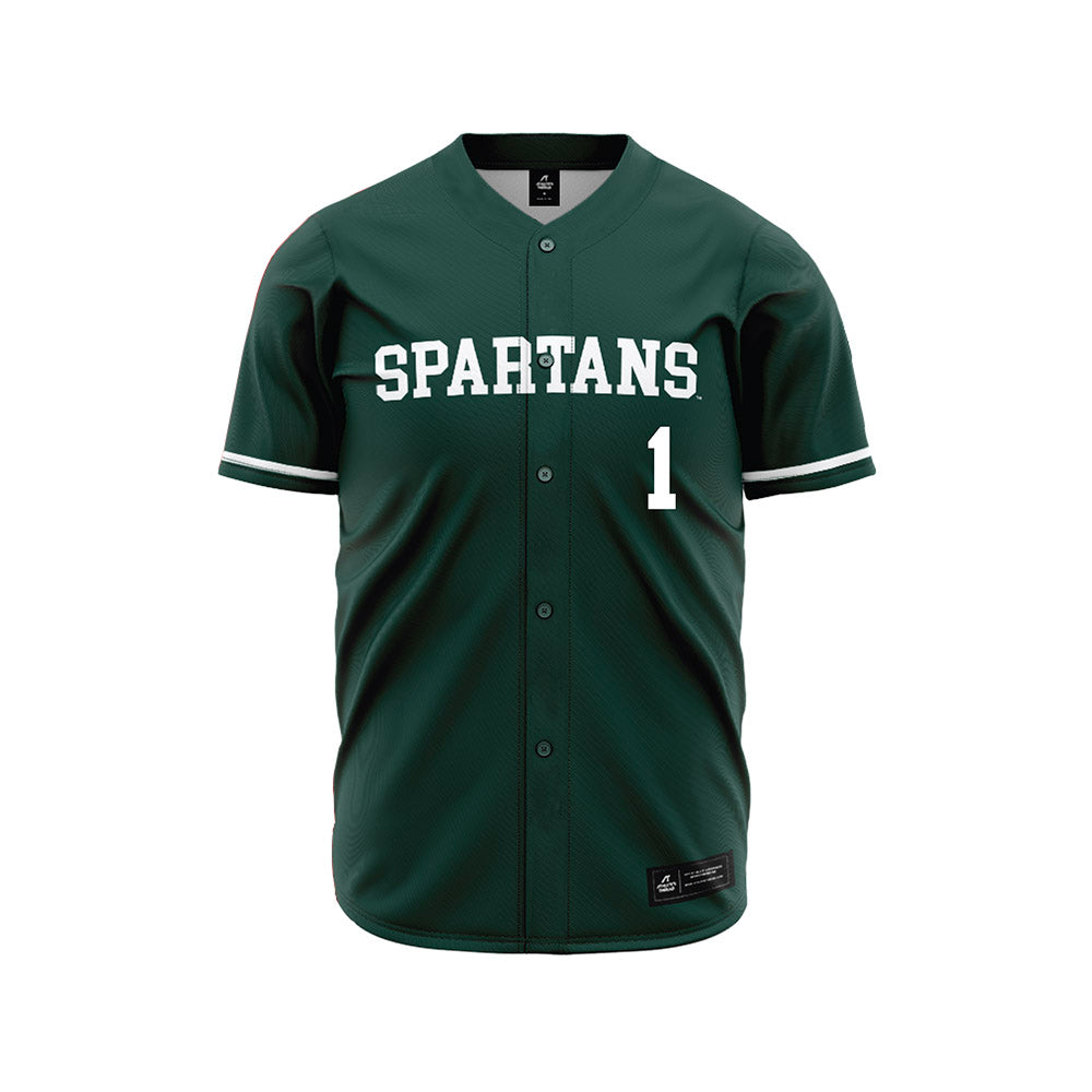 Michigan State - NCAA Baseball : Ryan McKay - Green Jersey-0