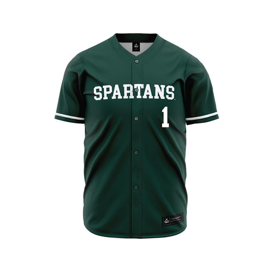 Michigan State - NCAA Baseball : Ryan McKay - Green Jersey-0