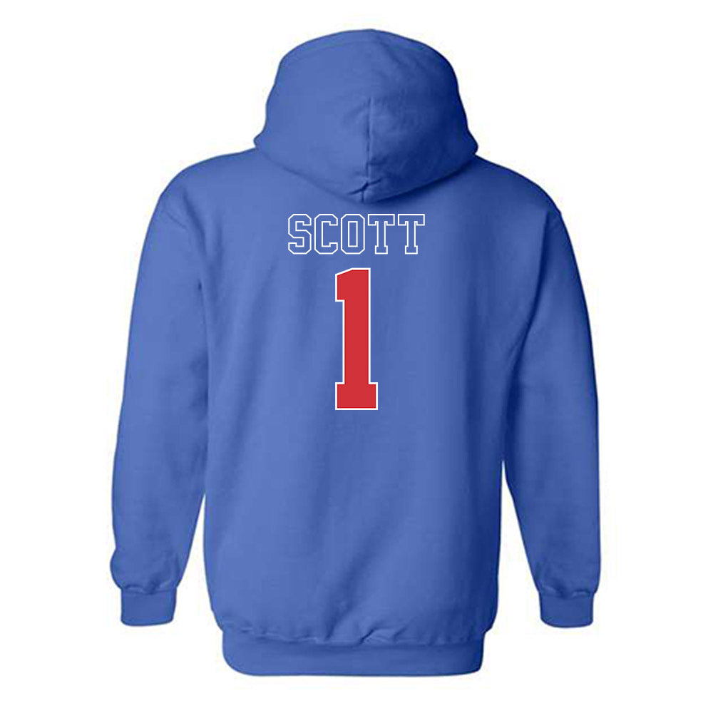LA Tech - NCAA Baseball : Wesley Scott - Sports Shersey Hooded Sweatshirt-1