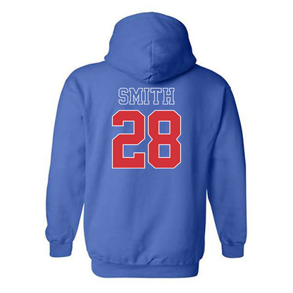 LA Tech - NCAA Football : Jeremiah Smith - Sports Shersey Hooded Sweatshirt-1