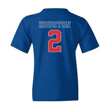 LA Tech - NCAA Baseball : Nathan Houston - Sports Shersey Youth T-Shirt-1