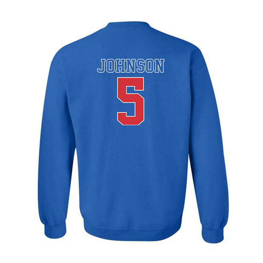 LA Tech - NCAA Football : Benji Johnson - Sports Shersey Crewneck Sweatshirt-1