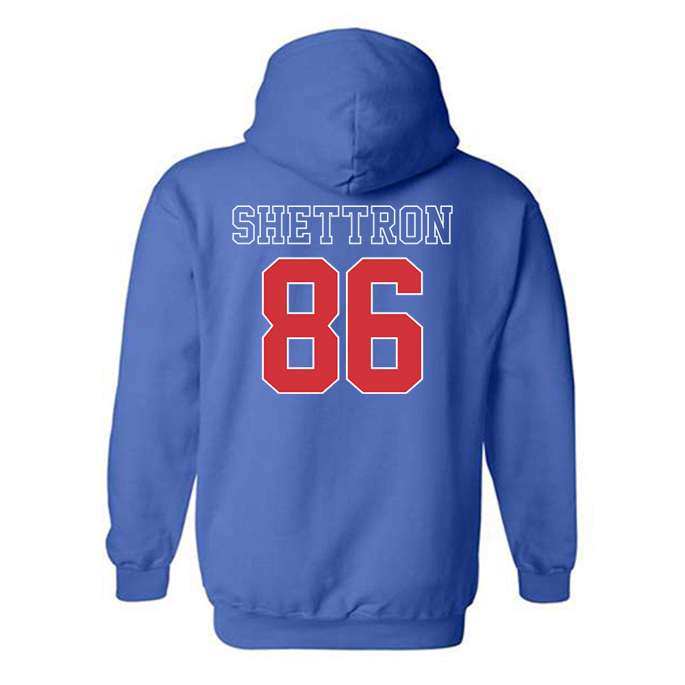 LA Tech - NCAA Football : Talyn Shettron - Sports Shersey Hooded Sweatshirt-1