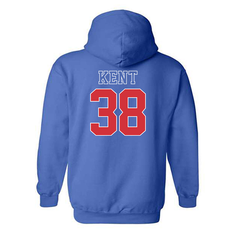 LA Tech - NCAA Football : Kaegank Kent - Sports Shersey Hooded Sweatshirt-1
