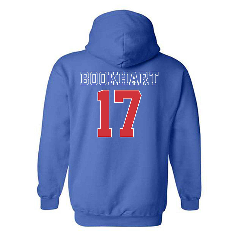 LA Tech - NCAA Football : Demario Bookhart - Sports Shersey Hooded Sweatshirt-1