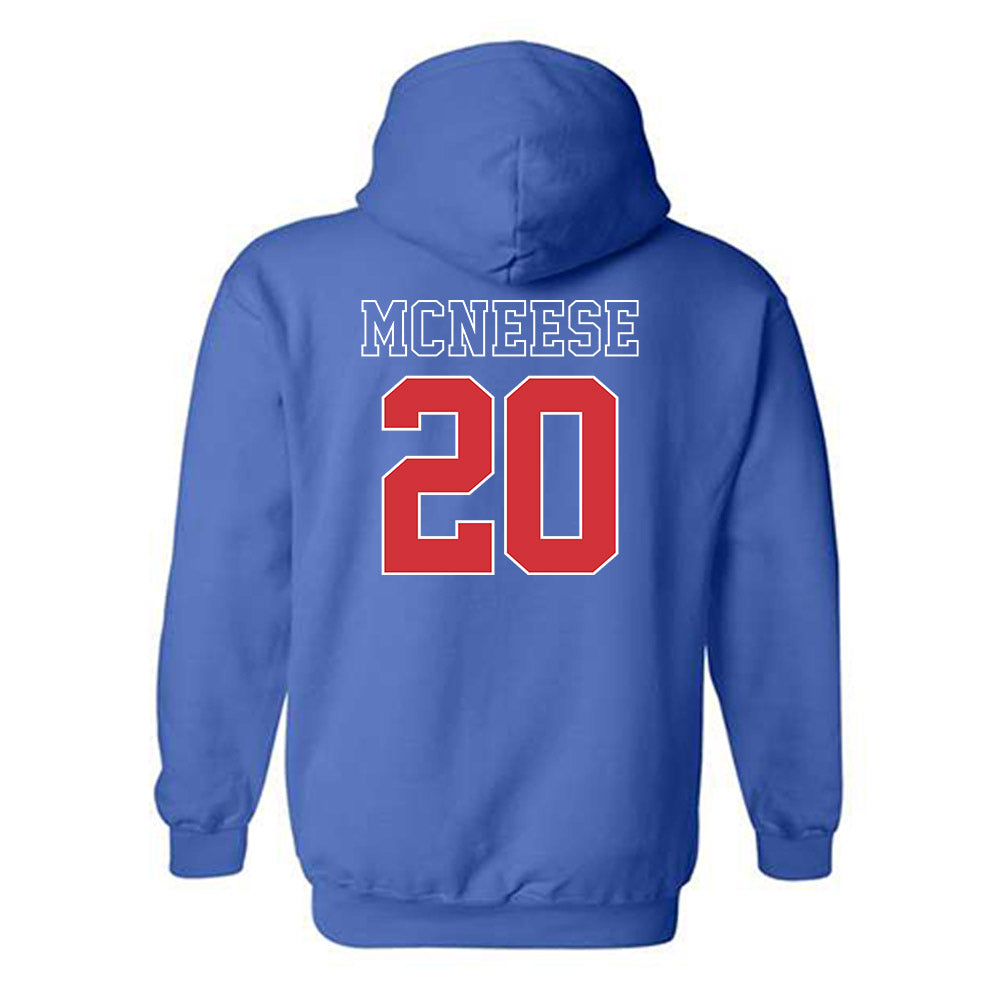 LA Tech - NCAA Football : Kenyatta McNeese - Sports Shersey Hooded Sweatshirt-1