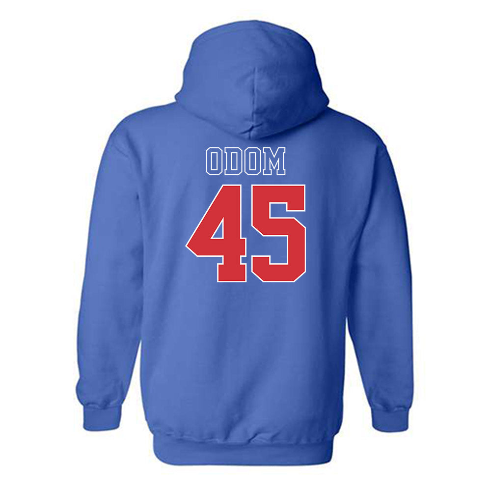 LA Tech - NCAA Football : Jeriamiah Odom - Sports Shersey Hooded Sweatshirt-1