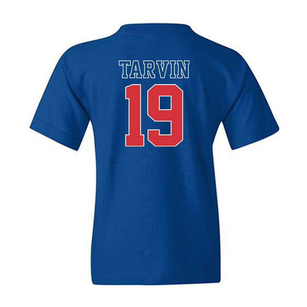 LA Tech - NCAA Football : John Tarvin - Sports Shersey Youth T-Shirt-1