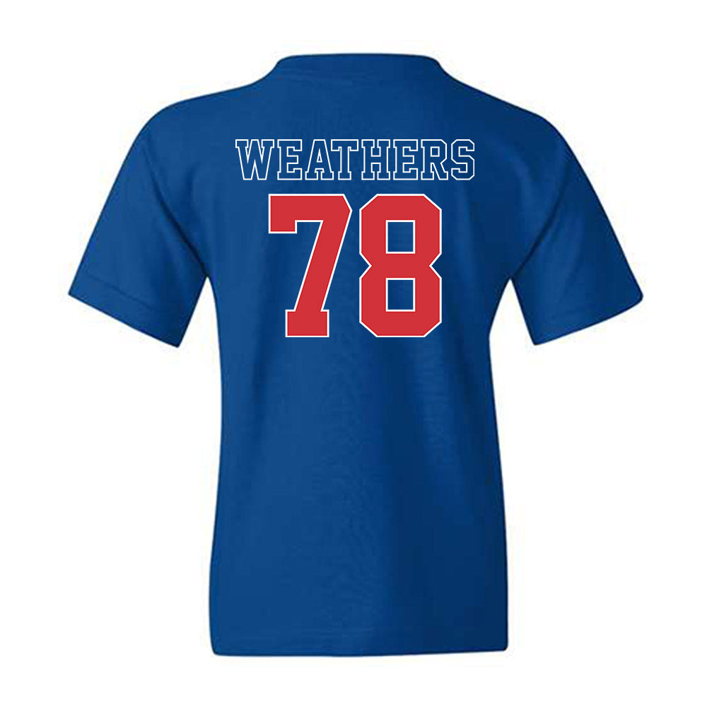 LA Tech - NCAA Football : Bryson Weathers - Sports Shersey Youth T-Shirt-1