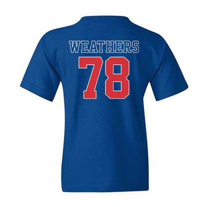 LA Tech - NCAA Football : Bryson Weathers - Sports Shersey Youth T-Shirt-1