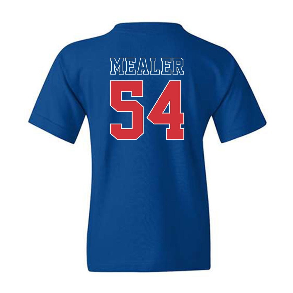 LA Tech - NCAA Football : Toby Mealer - Sports Shersey Youth T-Shirt-1