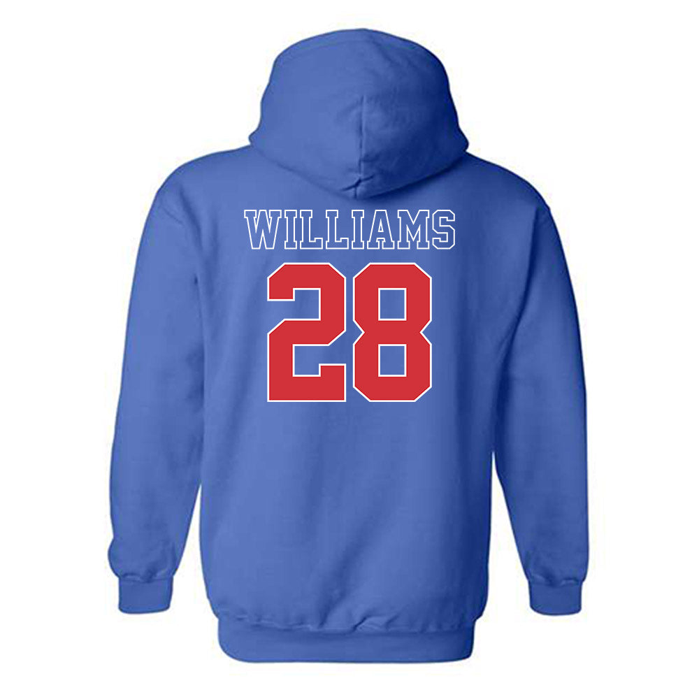 LA Tech - NCAA Football : Harrison Williams - Sports Shersey Hooded Sweatshirt-1