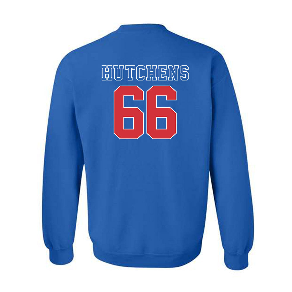 LA Tech - NCAA Football : Will Hutchens - Sports Shersey Crewneck Sweatshirt-1