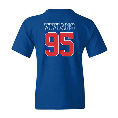 LA Tech - NCAA Football : Trevell Vivians - Sports Shersey Youth T-Shirt