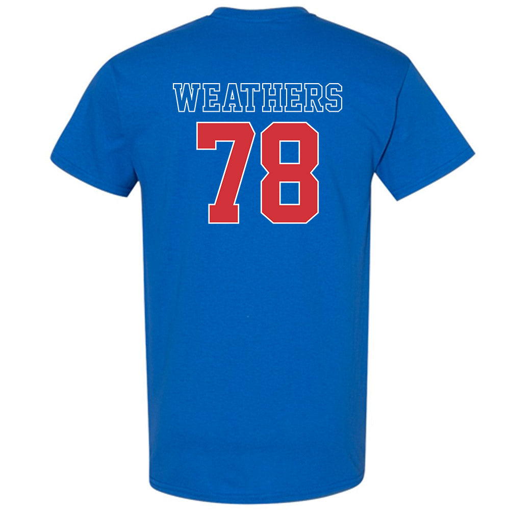LA Tech - NCAA Football : Bryson Weathers - Sports Shersey T-Shirt-1
