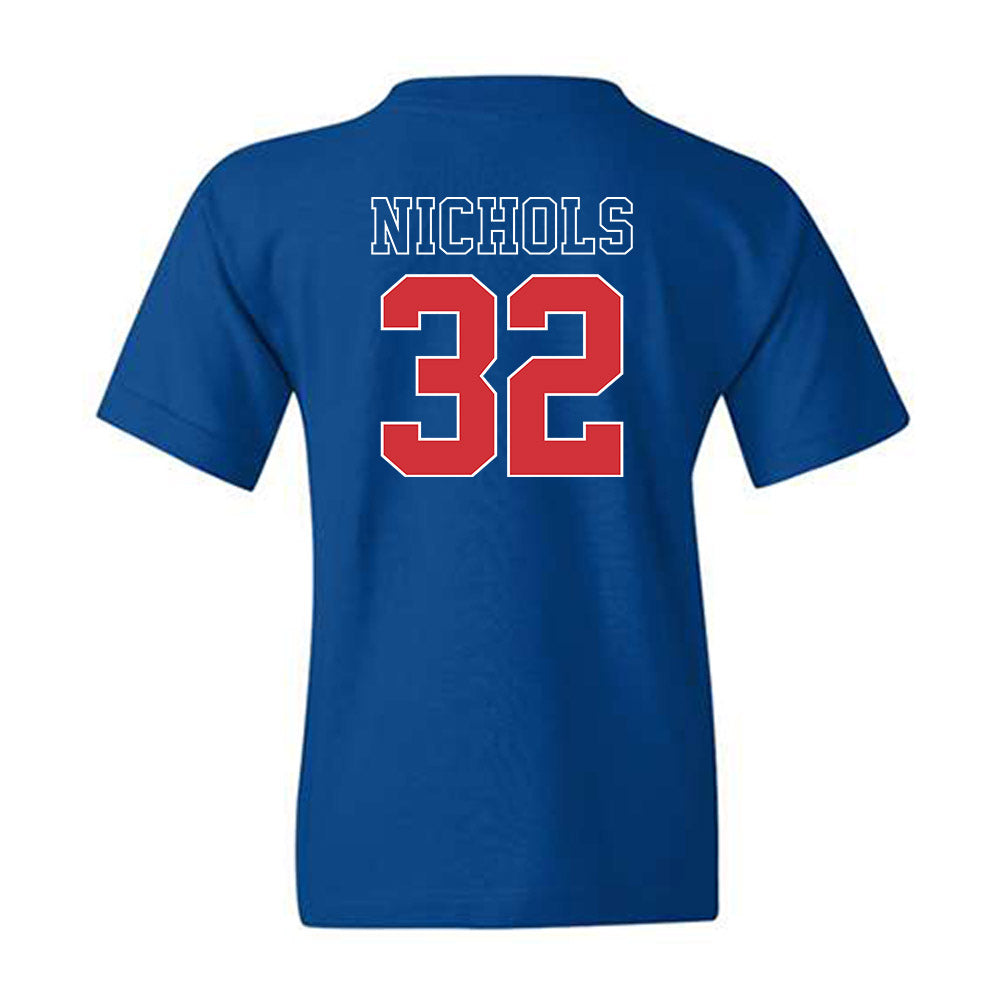 LA Tech - NCAA Baseball : Luke Nichols - Sports Shersey Youth T-Shirt-1