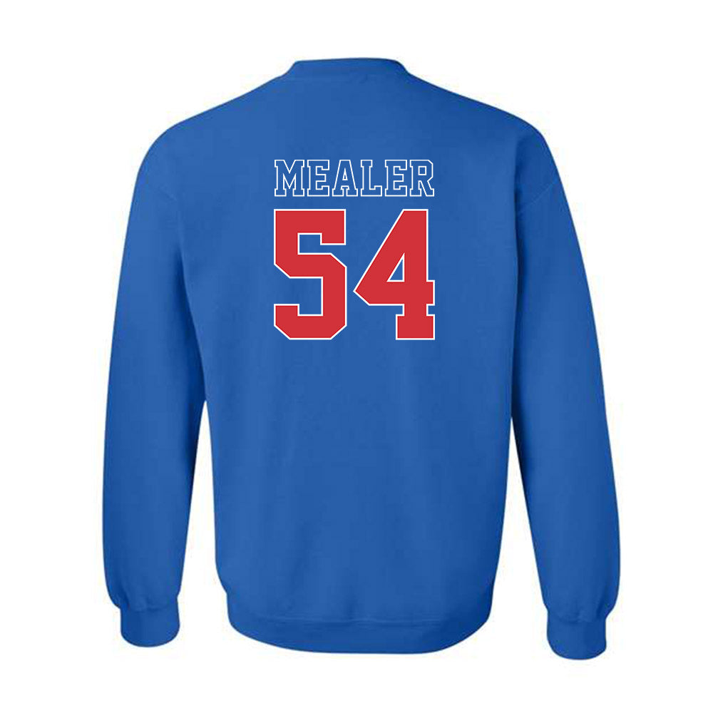 LA Tech - NCAA Football : Toby Mealer - Sports Shersey Crewneck Sweatshirt-1