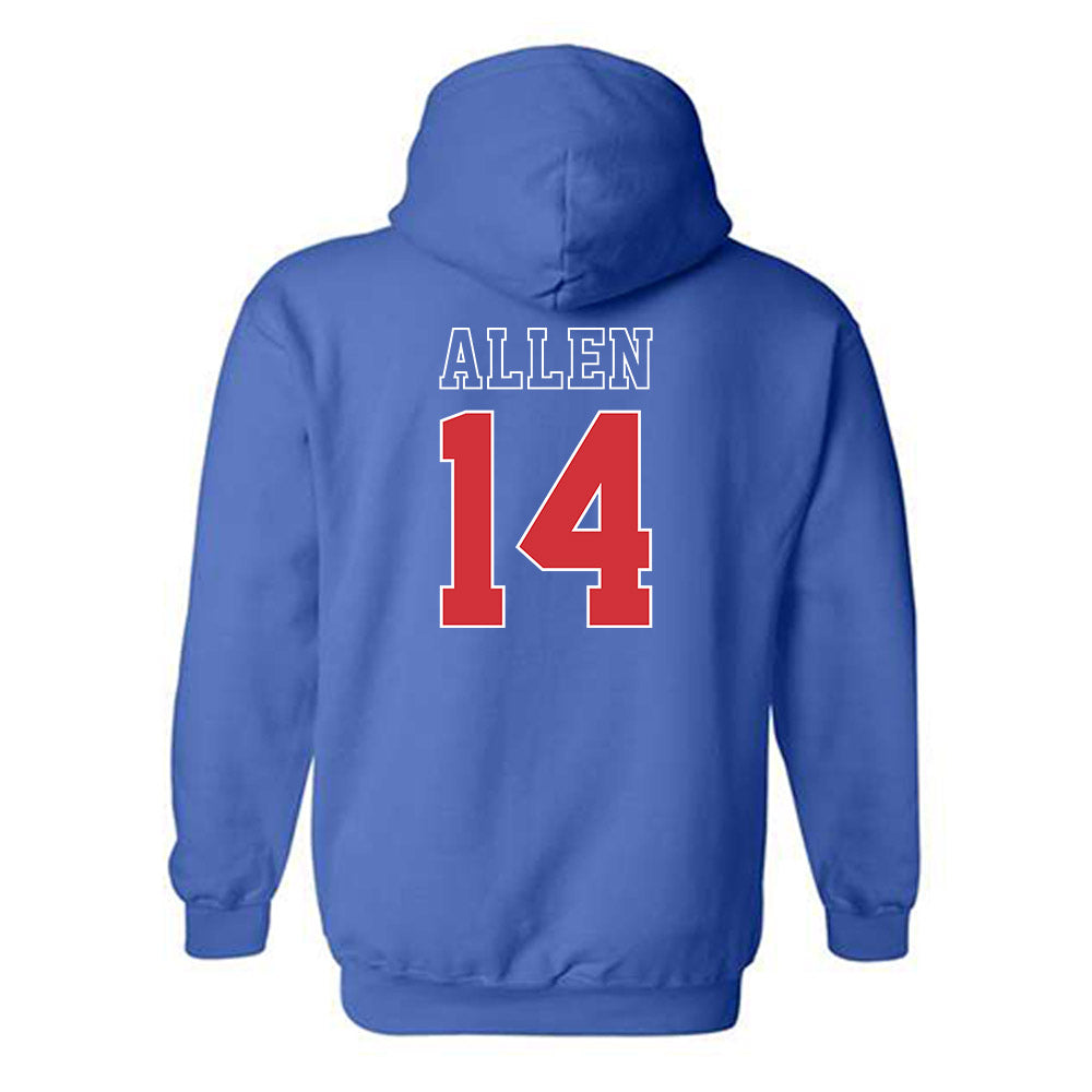 LA Tech - NCAA Men's Basketball : Will Allen - Sports Shersey Hooded Sweatshirt-1