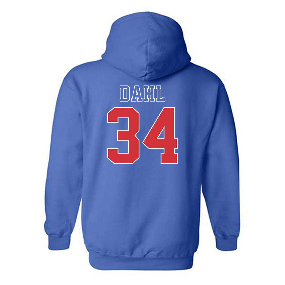 LA Tech - NCAA Baseball : Declan Dahl - Sports Shersey Hooded Sweatshirt-1