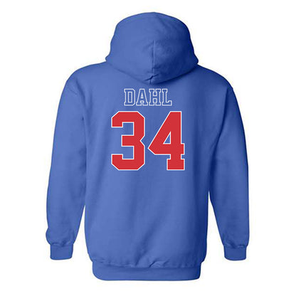 LA Tech - NCAA Baseball : Declan Dahl - Sports Shersey Hooded Sweatshirt-1