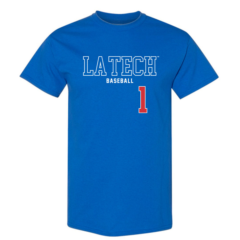 LA Tech - NCAA Baseball : Wesley Scott - Sports Shersey T-Shirt-0