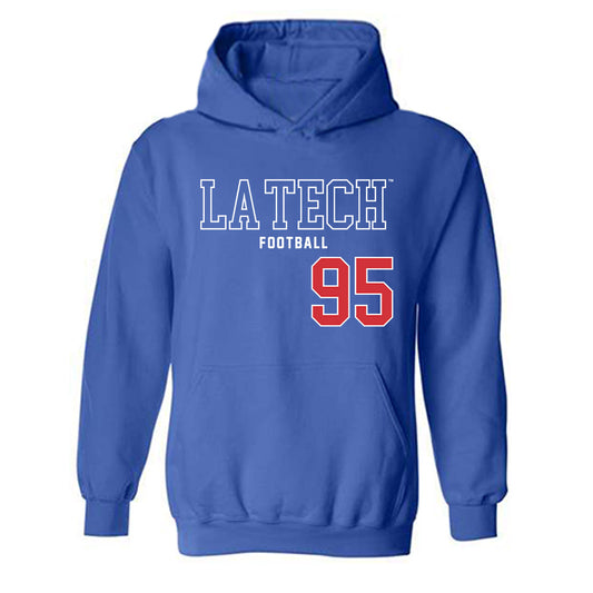 LA Tech - NCAA Football : Trevell Vivians - Sports Shersey Hooded Sweatshirt