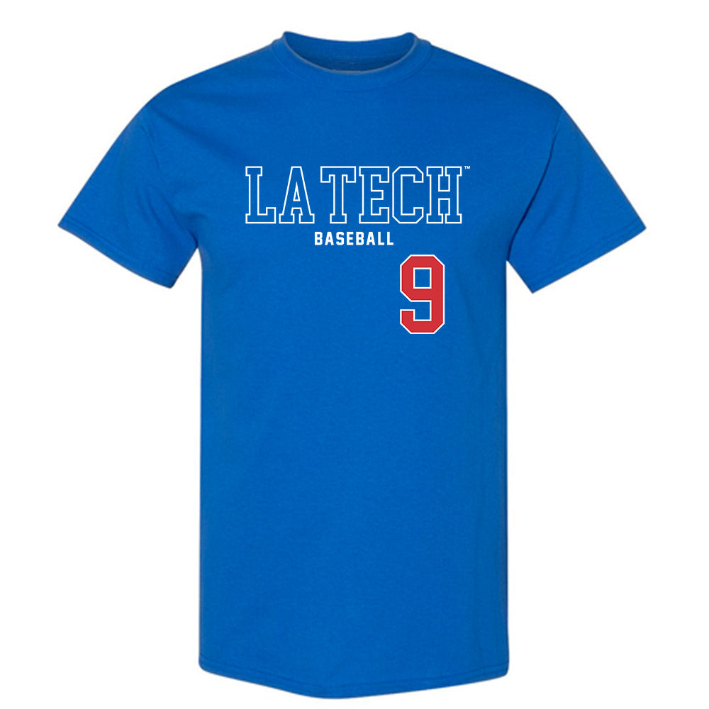 LA Tech - NCAA Baseball : Colton Coates - Sports Shersey T-Shirt-0