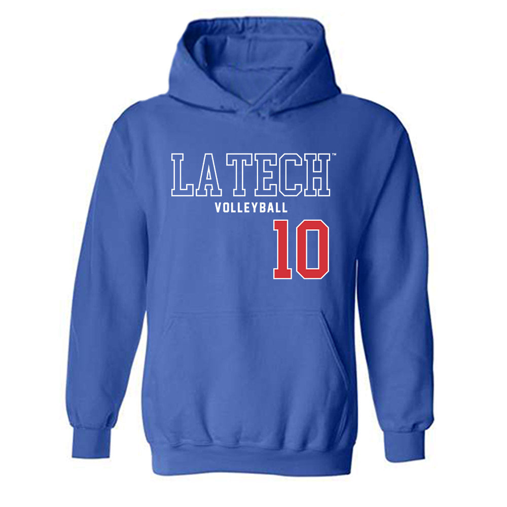 LA Tech - NCAA Women's Volleyball : Gabrielle Hairston - Sports Shersey Hooded Sweatshirt