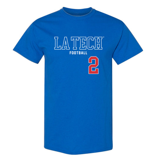 LA Tech - NCAA Football : Trey Kukuk - Sports Shersey T-Shirt-0