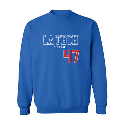 LA Tech - NCAA Softball : Bradi Gallaway - Sports Shersey Crewneck Sweatshirt-0