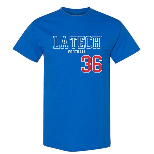 LA Tech - NCAA Football : Riley Small - Sports Shersey T-Shirt-0