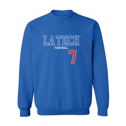 LA Tech - NCAA Football : Janard Lockhardt - Sports Shersey Crewneck Sweatshirt-0