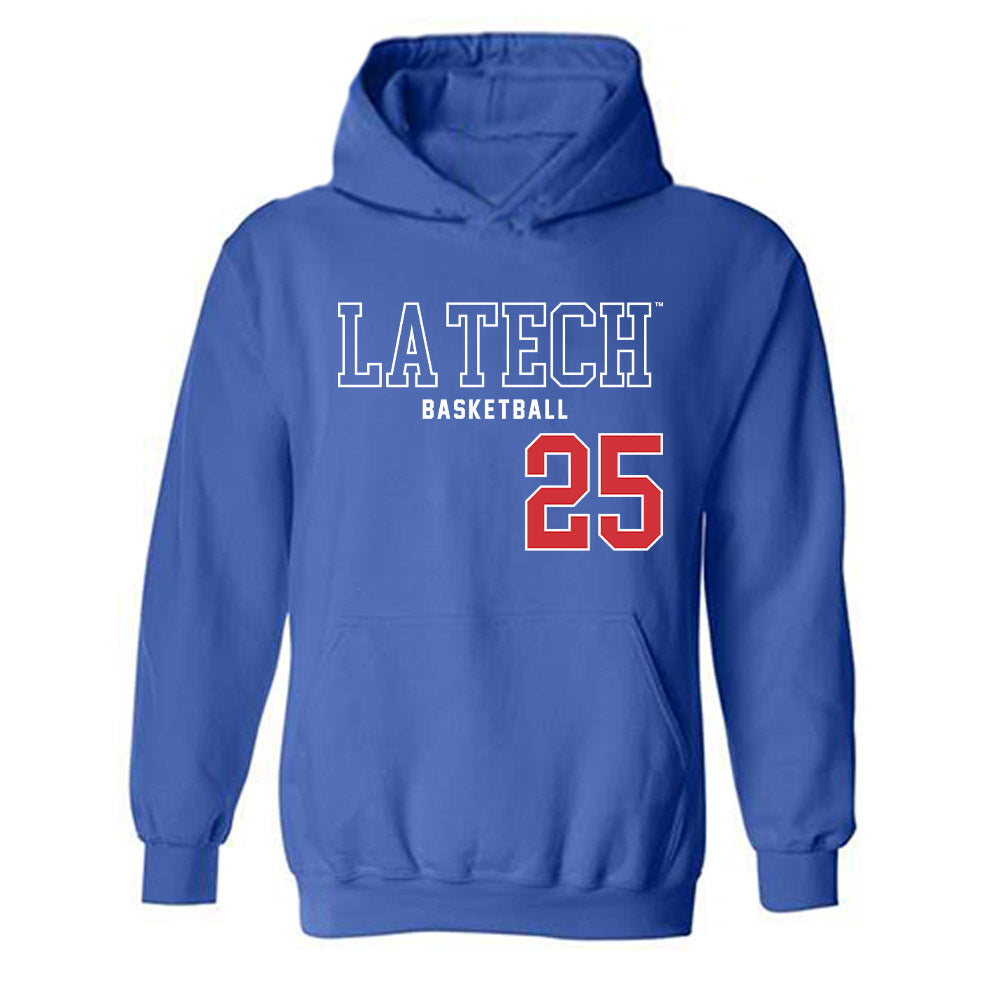 LA Tech - NCAA Women's Basketball : Averi Aaron - Sports Shersey Hooded Sweatshirt