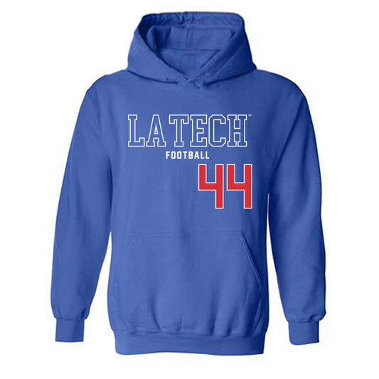 LA Tech - NCAA Football : Kaleb Coleman - Sports Shersey Hooded Sweatshirt-0