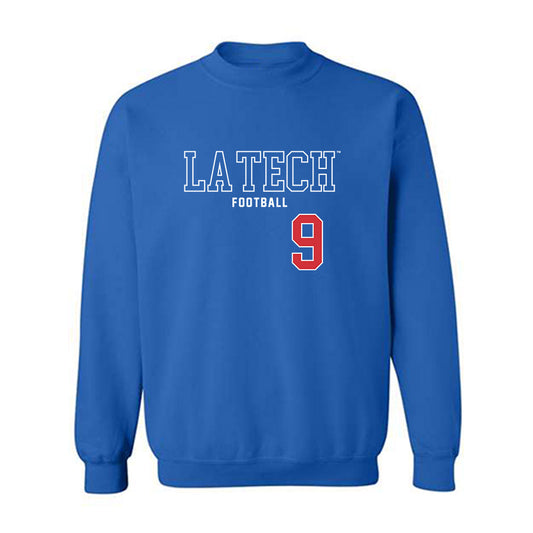 LA Tech - NCAA Football : Joshua Brantley - Sports Shersey Crewneck Sweatshirt-0