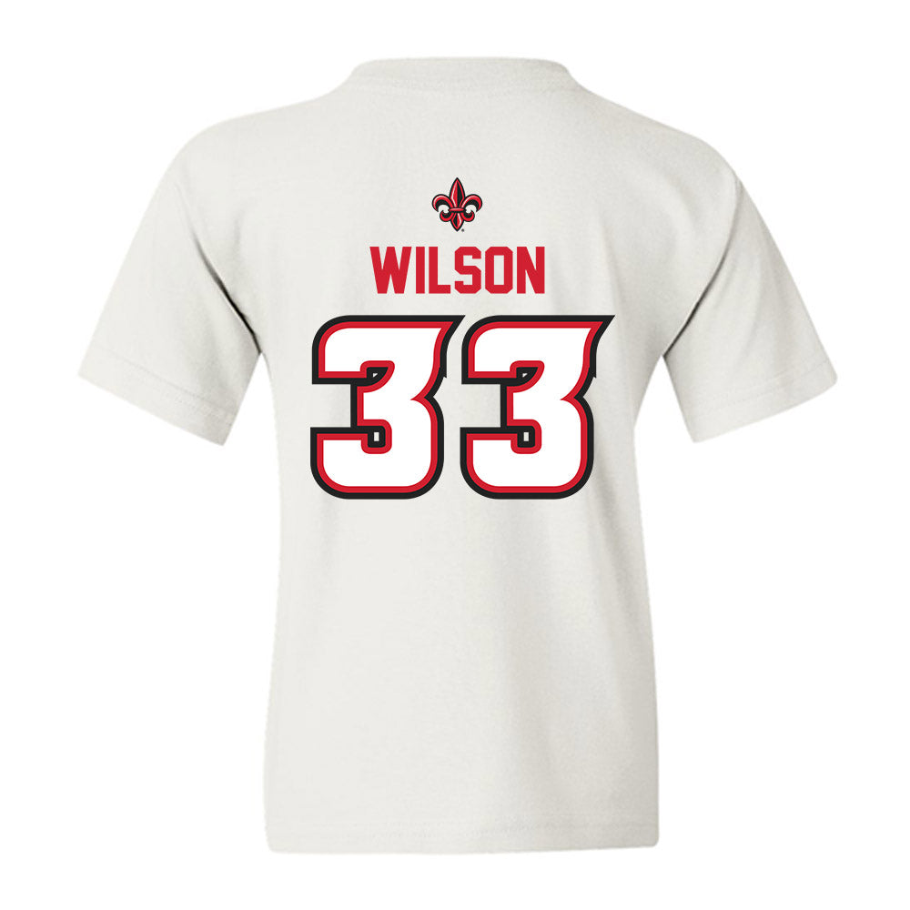Louisiana - NCAA Baseball : Bryce Wilson - Sports Shersey Youth T-Shirt-1