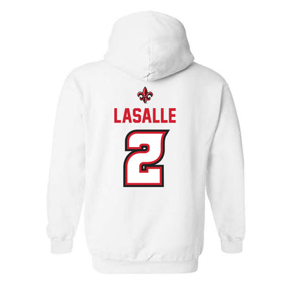 Louisiana - NCAA Baseball : Donovan Lasalle - Sports Shersey Hooded Sweatshirt-1