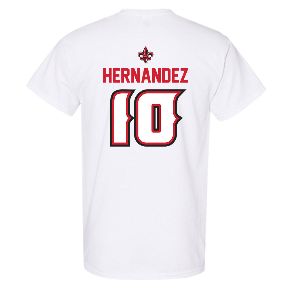 Louisiana - NCAA Baseball : Rigoberto Hernandez - Sports Shersey T-Shirt-1