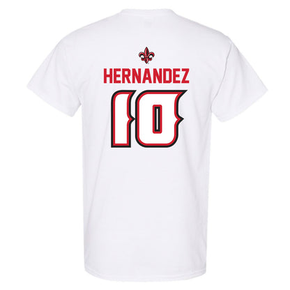 Louisiana - NCAA Baseball : Rigoberto Hernandez - Sports Shersey T-Shirt-1