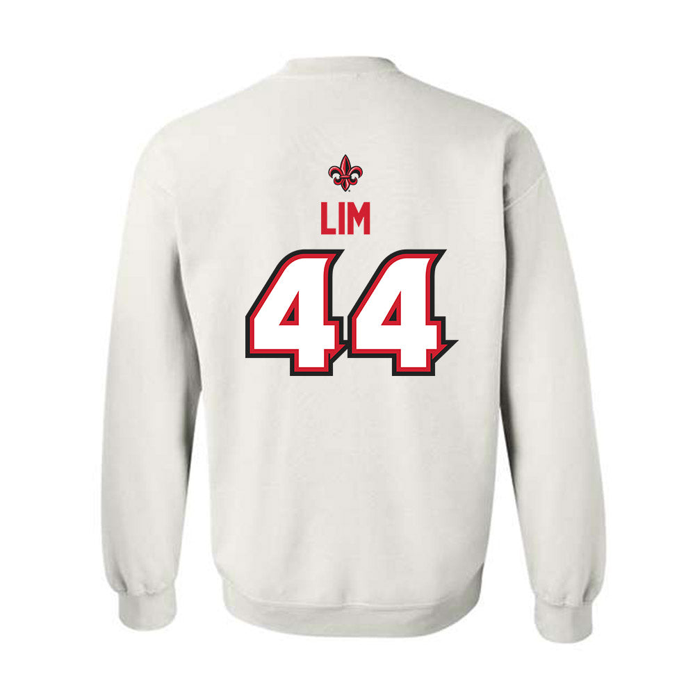 Louisiana - NCAA Baseball : Josh Lim - Sports Shersey Crewneck Sweatshirt-1