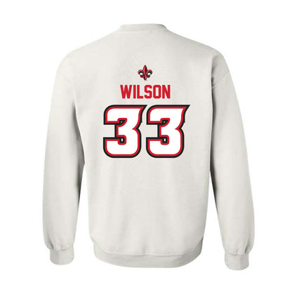 Louisiana - NCAA Baseball : Bryce Wilson - Sports Shersey Crewneck Sweatshirt-1