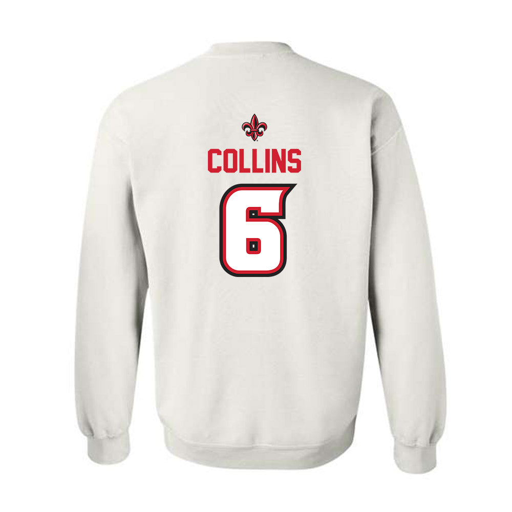 Louisiana - NCAA Baseball : Mark Collins - Sports Shersey Crewneck Sweatshirt-1