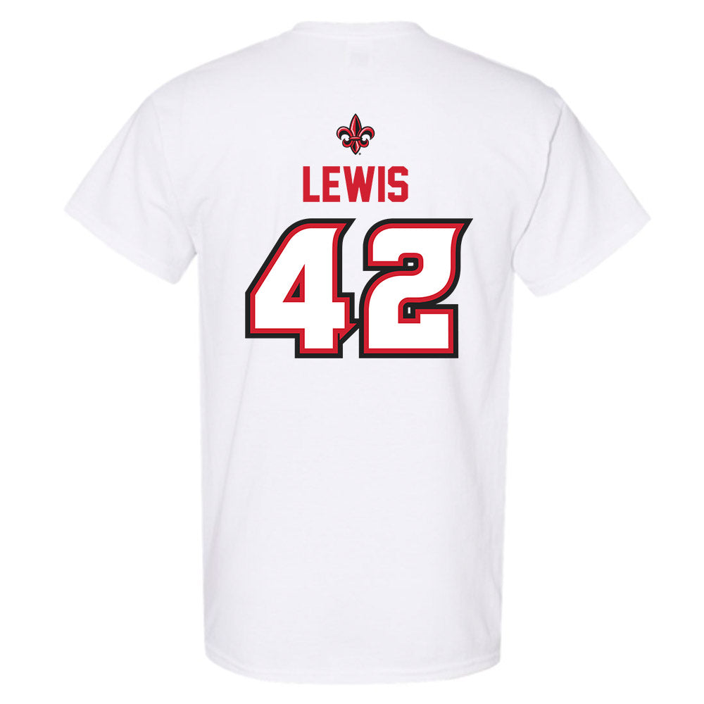 Louisiana - NCAA Baseball : Noah Lewis - Sports Shersey T-Shirt-1