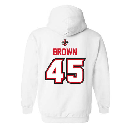 Louisiana - NCAA Baseball : Colt Brown - Sports Shersey Hooded Sweatshirt-1