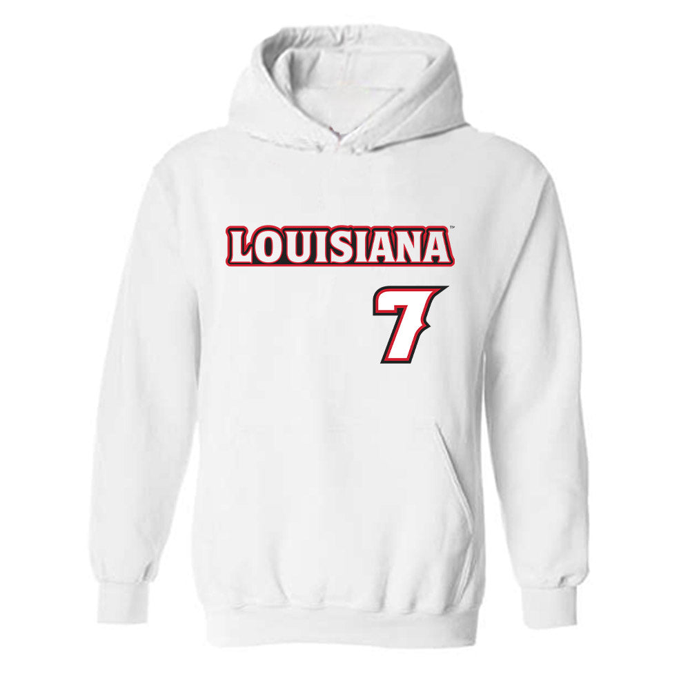Louisiana - NCAA Baseball : Griffin Hebert - Sports Shersey Hooded Sweatshirt-0