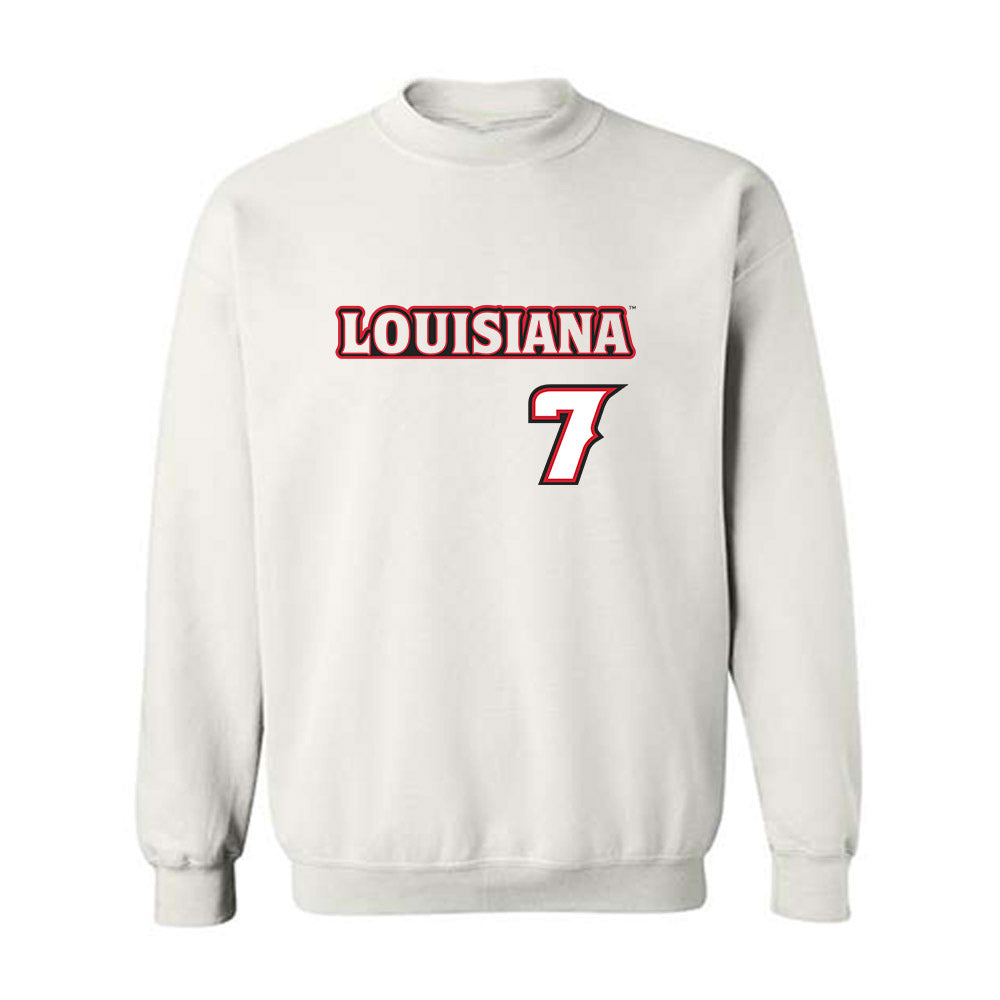 Louisiana - NCAA Baseball : Griffin Hebert - Sports Shersey Crewneck Sweatshirt-0