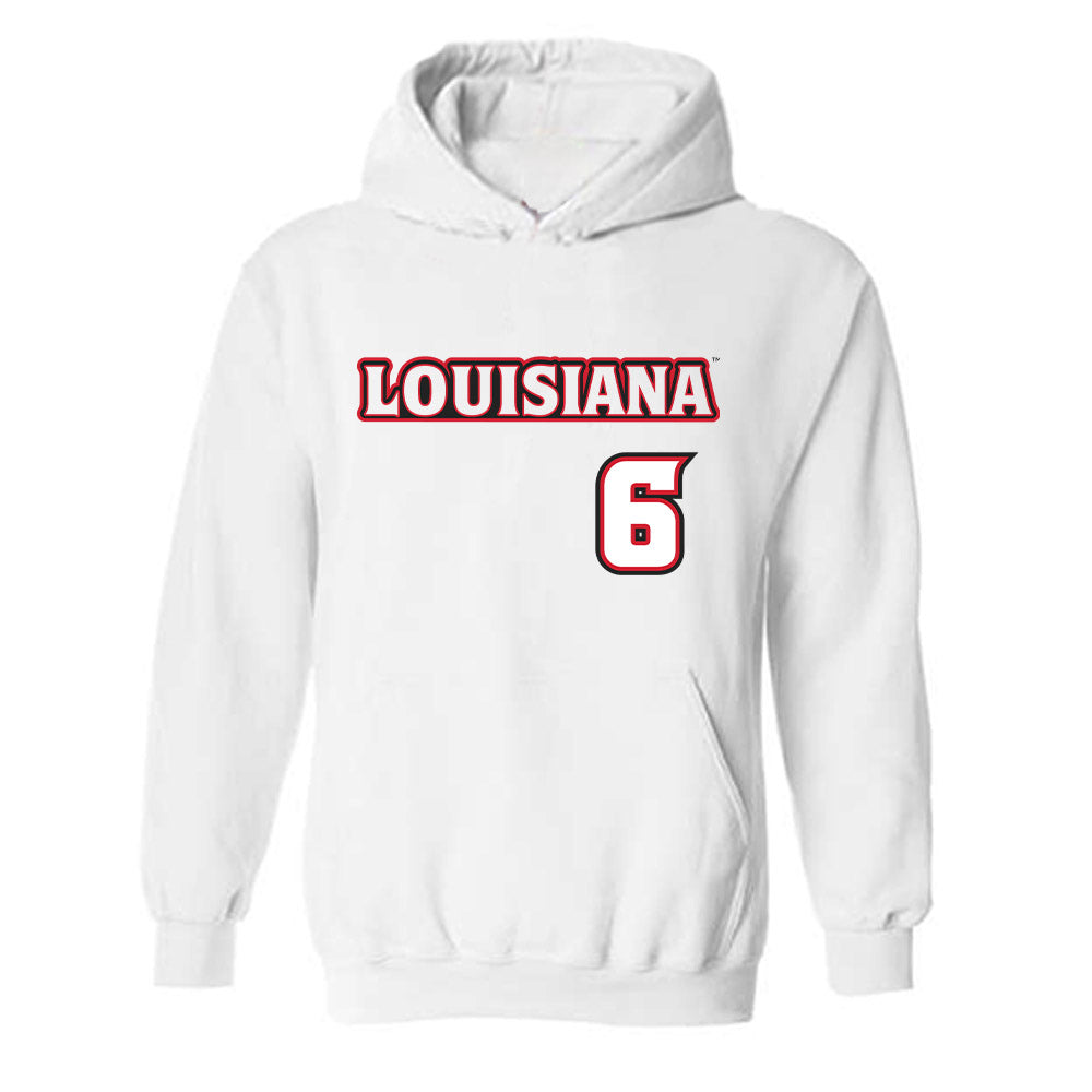 Louisiana - NCAA Baseball : Mark Collins - Sports Shersey Hooded Sweatshirt-0